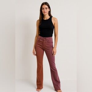 Veronica Beard Jeans in Burgundy